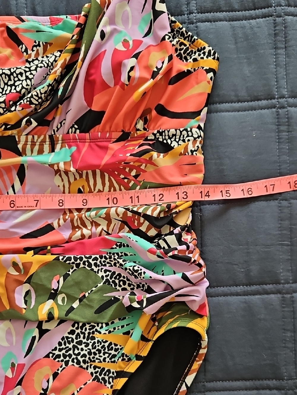 Bleu by Rod Beattie “Let’s Get Loud” One Piece Swimsuit, 12, L, Designer, Resort - Picture 10 of 13